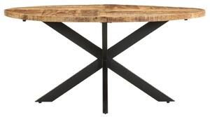 Jídelní stůl 160 x 90 x 75 cm hrubé mangovníkové dřevo