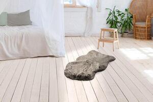 KOŽEŠINOVÝ KOBEREC, 60/90 cm, hnědá, olivově zelená - Online Only koberce & rohožky, Online Only