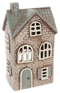 Keramický svícen Domek 19 cm