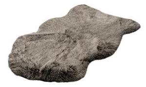 KOŽEŠINOVÝ KOBEREC, 60/90 cm, hnědá, olivově zelená - Online Only koberce & rohožky, Online Only