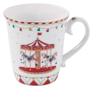 Porcelánový hrnek Vánoční kolotoč 275 ml