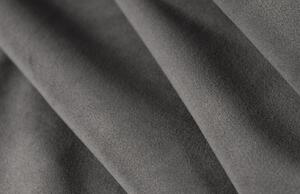 Tmavě šedá sametová rohová pohovka do "U" Cosmopolitan Design Chicago 364 cm