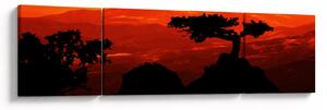 Obraz - Západ slunce (170x50 cm)