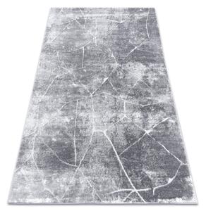 Koberce Łuszczów Moderní koberec MEFE 2783 Mramor - Strukturální, dvě vrstvy rouna, tmavo-šedý 120x170 cm