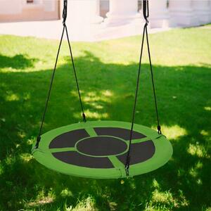 Závěsný kruh pro děti v zelené barvě