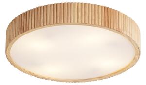 Japandi stropní svítidlo dřevěné 50 cm 4-světla - Lyra