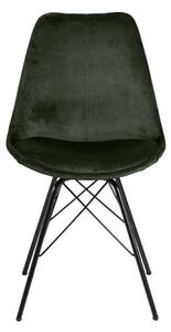 Tmavě zelená jídelní židle Actona Eris