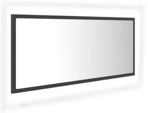 LED koupelnové zrcadlo šedé 100 x 8,5 x 37 cm akrylové