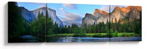 Obraz divoké horské krajiny (170x50 cm)