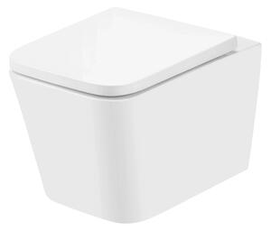 UPTrend Závěsný WC komplet bez příruby GRAVIS TR2216 včetně Soft-Close sedátka, bílá lesk