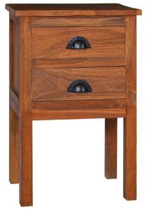 Noční stolek 40 x 35 x 60 cm masivní teakové dřevo