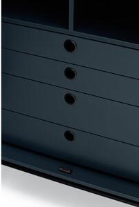 Černo-modrá skříňka 93x130 cm Punto - Teulat