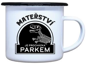 Vtipný plecháček s potiskem Mateřství Objem: 330 ml