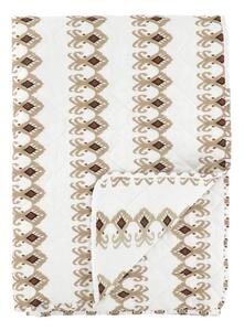 Krémový přehoz Paisley vzor Aix Quilt - 130*180 cm - Chic Antique