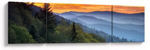 Obraz - Červánky v horách (170x50 cm)