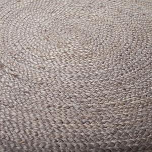 Šedý jutový koberec Flair Rugs Istanbul, ⌀ 150 cm