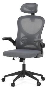 Kancelářská židle šedá KA-K2021 GREY