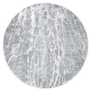 Koberce Łuszczów Moderní MEFE koberec kulatý 6182 Beton - Strukturální, dvě úrovně rouna šedá kruh 120 cm