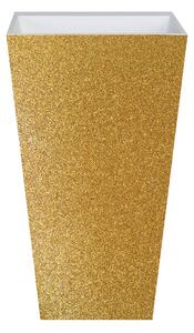 Besco Volně stojící umyvadlo z litého mramoru Vera Glam Z UM VS 50x42x85 cm, bez otvoru pro baterii