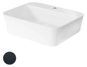 Besco Deskové umyvadlo z litého mramoru Assos S-Line Glam G UM D-OPB 51x41x15 cm, s otvorem pro baterii