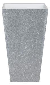Besco Volně stojící umyvadlo z litého mramoru Vera Glam S UM VS 50x42x85 cm, bez otvoru pro baterii