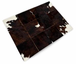 Kožený koberec AROS exotic tricolor S S