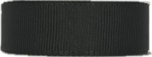 Stuha rypsová ELEGANCE BLACK černá 25mm x 3m (7,- Kč/m)