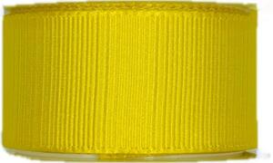 Stuha rypsová ELEGANCE YELLOW žlutá 40mm x 2m (10,- Kč/m)