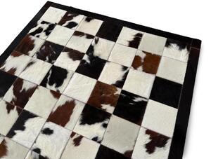 Kožený koberec Skejby exotic tricolor S M
