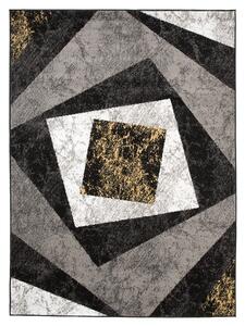 Makro Abra Moderní kusový koberec CHEAP K855G černý Rozměr: 250x350 cm
