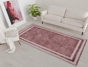Červený pratelný koberec 80x50 cm - Vitaus