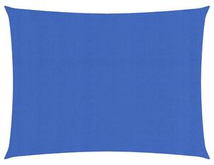 Plachta proti slunci 160 g/m² obdélník modrá 3,5 x 4,5 m HDPE