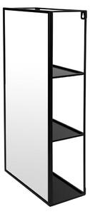 Nástěnné zrcadlo s poličkou 30x62 cm Cubiko – Umbra