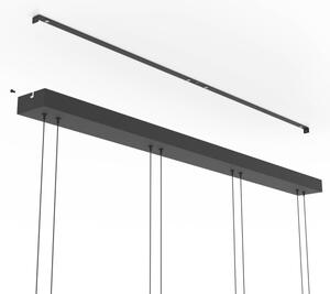 Eglo 390433 - LED Stm. lustr na lanku HORTUNAS 4xLED/5,8W/230V černá/kouřová