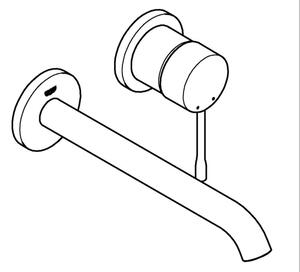 GROHE 19967AL1 - Umyvadlová baterie ESSENCE 230 mm grafit