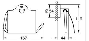 GROHE 41179000 - Držák toaletního papíru QUICKFIX START lesklý chrom