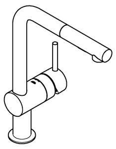 GROHE 30274DC0 - Dřezová baterie A nerez