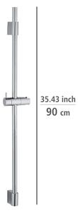 Nástěnná sprchová tyč z nerezové oceli v leskle stříbrné barvě 90 cm Classic – Wenko