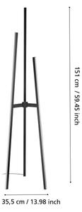 Eglo 901052 - LED Stojací lampa MONGOLANA LED/30W/230V černá
