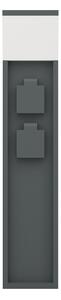 Eglo 901032 - Venkovní lampa se 2 zásuvkami PARK 1xE27/25W/230V IP54 antracit