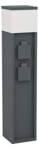 Eglo 901032 - Venkovní lampa se 2 zásuvkami PARK 1xE27/25W/230V IP54 antracit