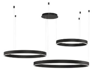 Nova Luce Závěsné LED svítidlo MOTIF, 140W 3000K stmívatelné Barva: Černá