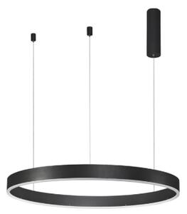 Nova Luce Závěsné LED svítidlo MOTIF, ø 80cm, 50W 2700-6000K stmívatelné Barva: Černá