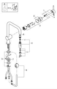 GROHE 32322002 - Dřezová baterie A lesklý chrom
