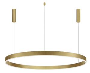 Nova Luce Závěsné LED svítidlo MOTIF, ø 120cm, 72W 3000K stmívatelné Barva: Mosaz