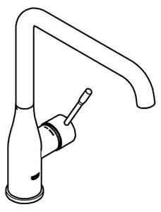 GROHE 30269000 - Dřezová baterie ESSENCE 292 mm lesklý chrom