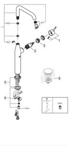 GROHE 32901001 - Umyvadlová baterie ESSENCE velikost XL lesklý chrom