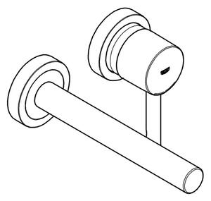 GROHE 19967A01 - Umyvadlová baterie ESSENCE 230 mm grafit
