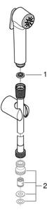 GROHE 27513GL1 - Ruční bidetová sprška TEMPESTA-F 1250 mm zlatá
