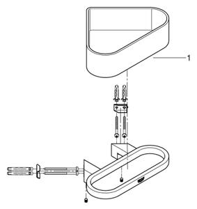 GROHE 41038000 - Rohová sprchová vanička SELECTION lesklý chrom